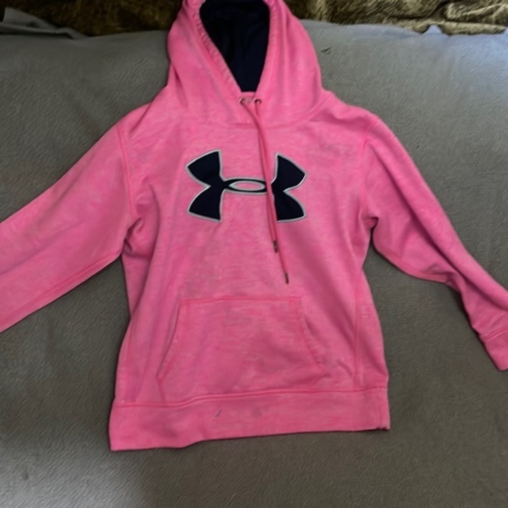 Under Armor Pink Hoodie small